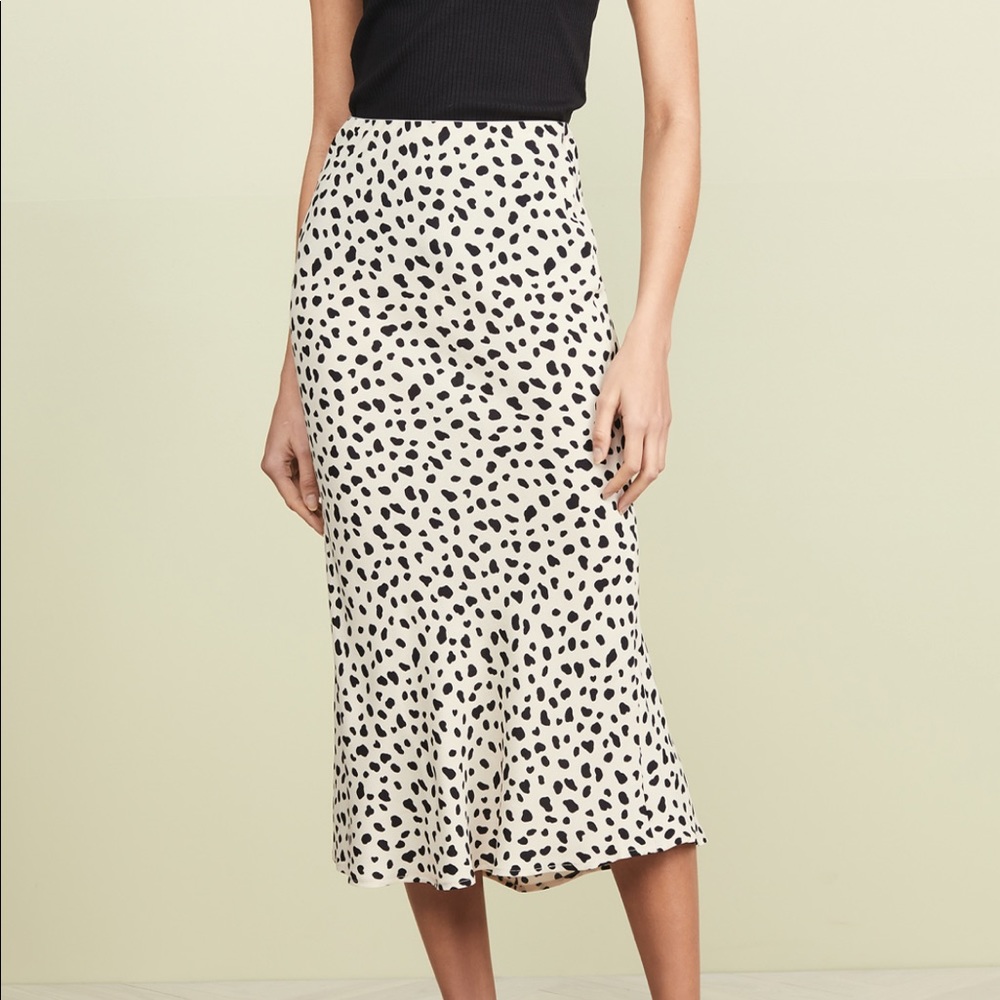 Moon River Leopard Print Skirt